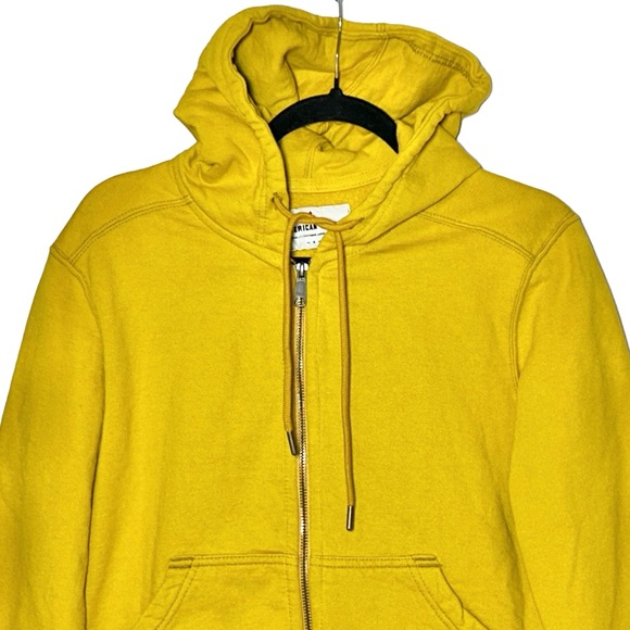 NEW American Giant Women's Relaxed Classic Full Zip Jacket in Golden Palm, Small - Picture 6 of 13